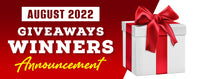August 2022 Giveaways Winners Announcement
